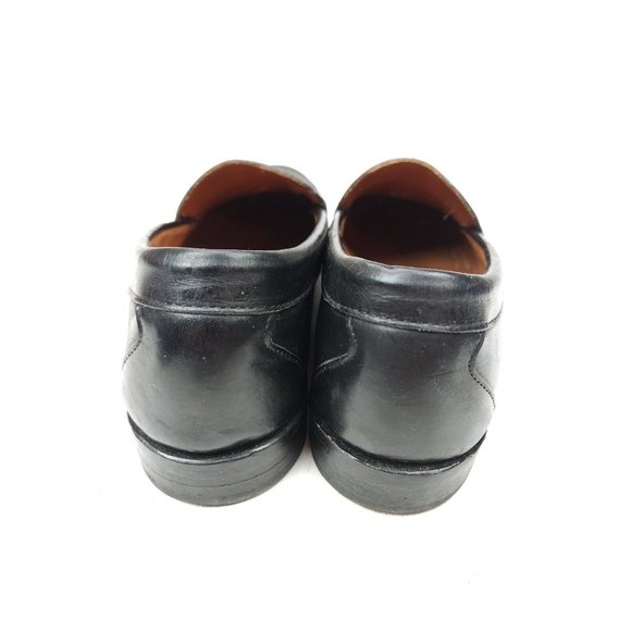 Allen Edmonds SCHREIER  Men\'s Tassel Loafers 11 B Black Dress Shoes DISCONTINUED main image 8